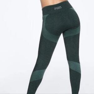 Victoria Secret PINK Green Seamless Leggings